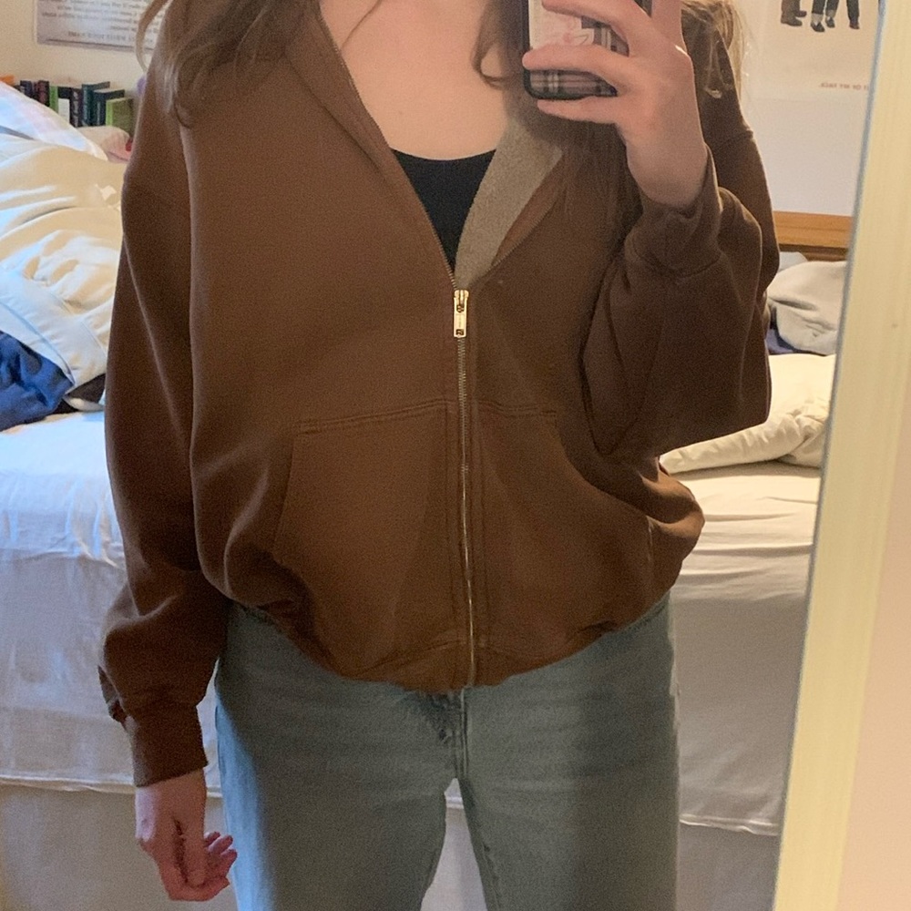 Brown Brandy Melville Christi Hoodie